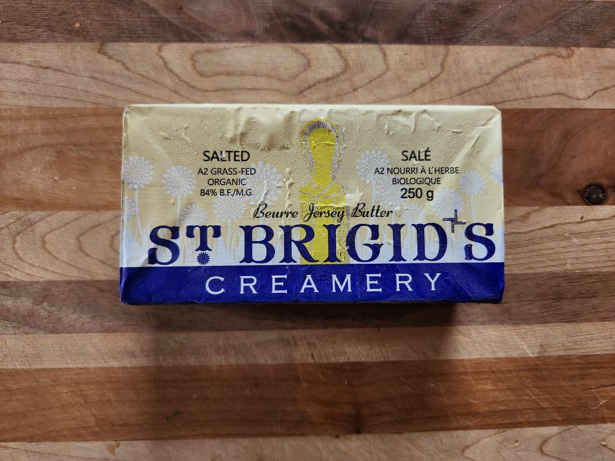 St. Brigid's Creamery Organic A2 Jersey Butter (Salted)